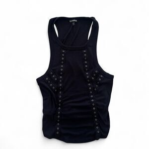 Express racerback muscle tee rivet tank top